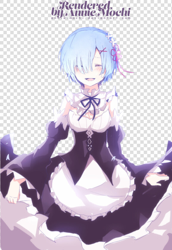 Zero Render By Annie mochi On Deviantart   Rem Render Re Zero  HD Png DownloadTransparent PNG