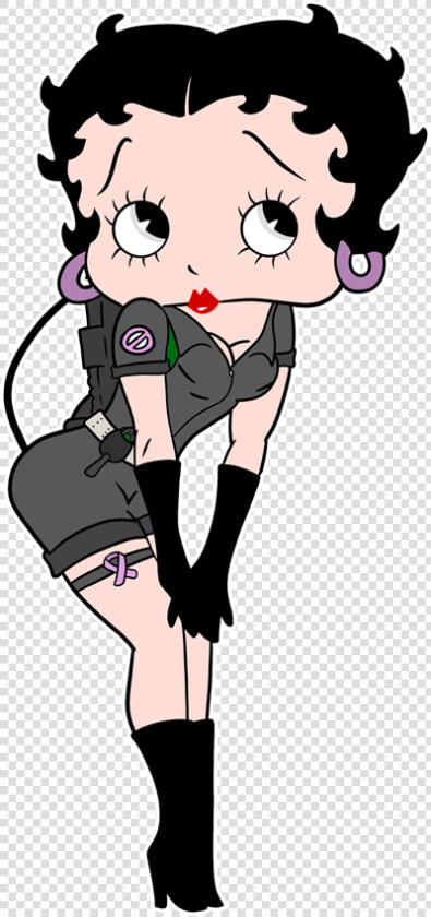 Betty Boop As A Ghostbuster V   Betty Boop Winking  HD Png DownloadTransparent PNG