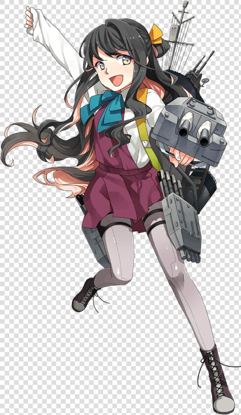 Transparent Shimakaze Png   艦 これ 長波  Png DownloadTransparent PNG