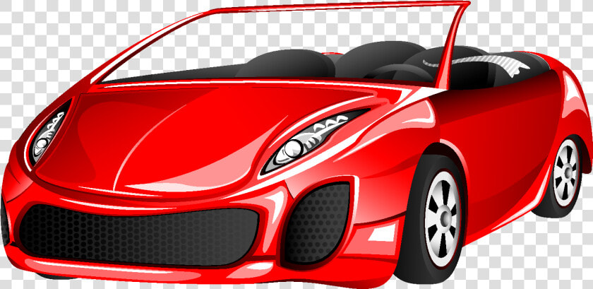 Elemento De Carro Esportivo Vermelho Dos Desenhos Animados   Desenho De Carros Png  Transparent PngTransparent PNG