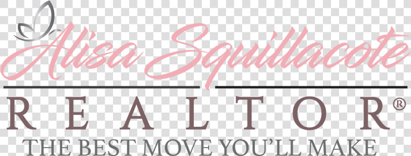 Alisa Squillacote  Realtor Logo   Calligraphy  HD Png DownloadTransparent PNG