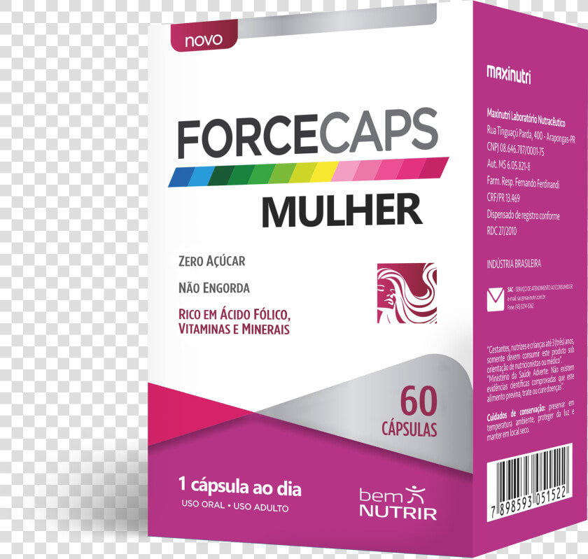 3d Forcecaps Mulher   Accelera Block Bem Nutrir  HD Png DownloadTransparent PNG