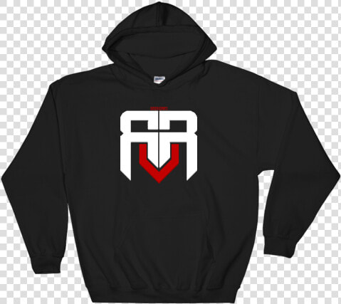 Black Hoodie Gildan Front  HD Png DownloadTransparent PNG