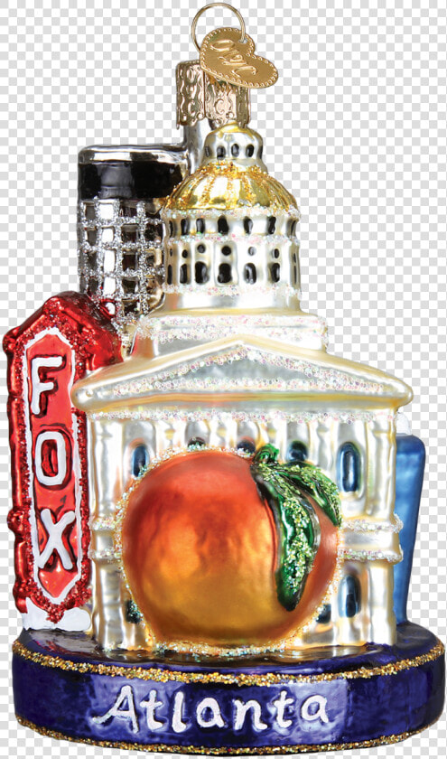 Atlanta Landmarks Glass Ornament   Atlanta Ornament  HD Png DownloadTransparent PNG