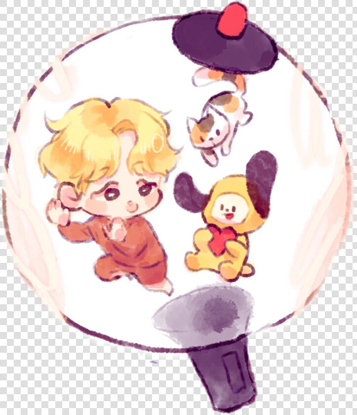  jimin  bts  chimmy  calico Cat  uwu  bt21  army   Cartoon  HD Png DownloadTransparent PNG