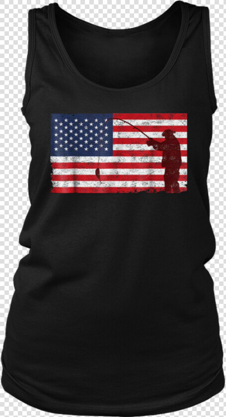 Vintage Distressed American Flag Fishing Pole T shirt   Fishing Pole With American Flag  HD Png DownloadTransparent PNG