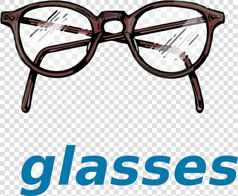 Harry Potter Glasses Vector Drawing Of Spectacles Clipart   Glasses Flashcard  HD Png DownloadTransparent PNG