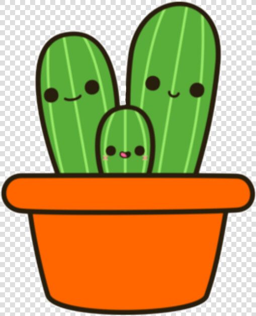 Cactus Planta Marron V   Dibujos De Plantas Kawaii  HD Png DownloadTransparent PNG