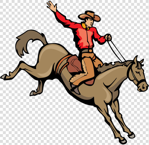 Transparent Horse Saddle Clipart   Cowboy Riding Clip Art  HD Png DownloadTransparent PNG