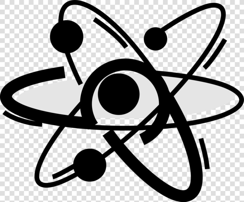 Vector Illustration Of Energy Atoms Circling Nucleus   Atomic Png  Transparent PngTransparent PNG