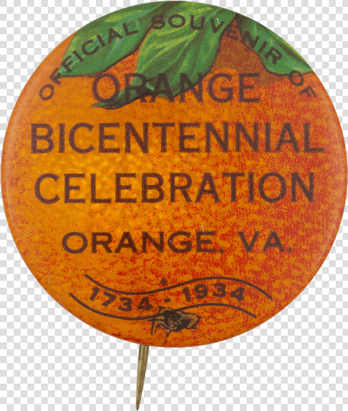 Orange Bicentennial Event Button Museum   Label  HD Png DownloadTransparent PNG