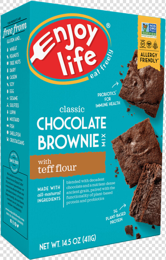 Enjoy Life Vegan Brownie Mix  HD Png DownloadTransparent PNG