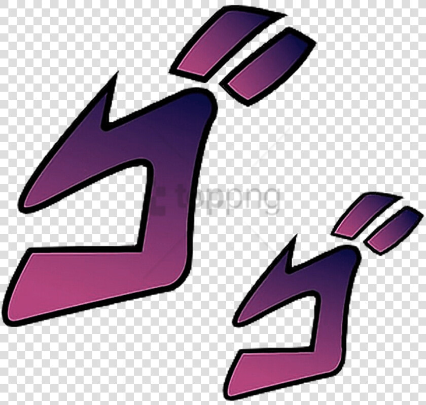 Transparent Joseph Joestar Png   Jojo Menacing Transparent Background  Png DownloadTransparent PNG