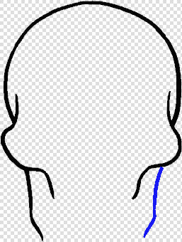 How To Draw A Skull Step   Facile Tete De Mort Dessin  HD Png DownloadTransparent PNG