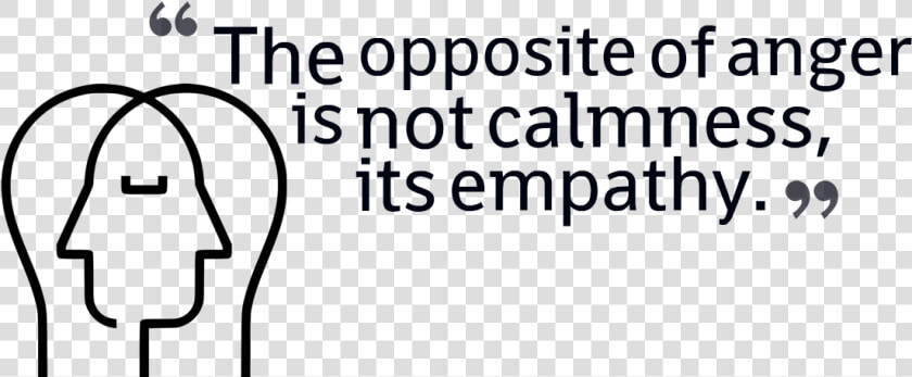 The Opposite Of Anger Is Not Calmness Its Empathy   Free From Anger Quotes  HD Png DownloadTransparent PNG