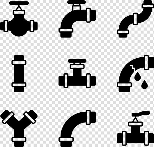 Pipes And Water Flow   Plumbing Pipe Vector Png  Transparent PngTransparent PNG