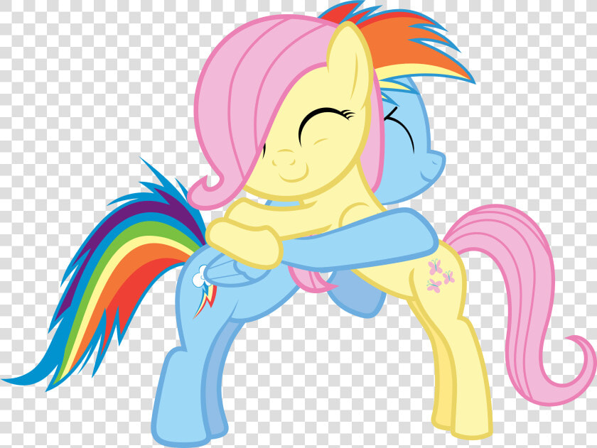 Mlp Filly Fluttershy And Rainbow Dash  HD Png DownloadTransparent PNG