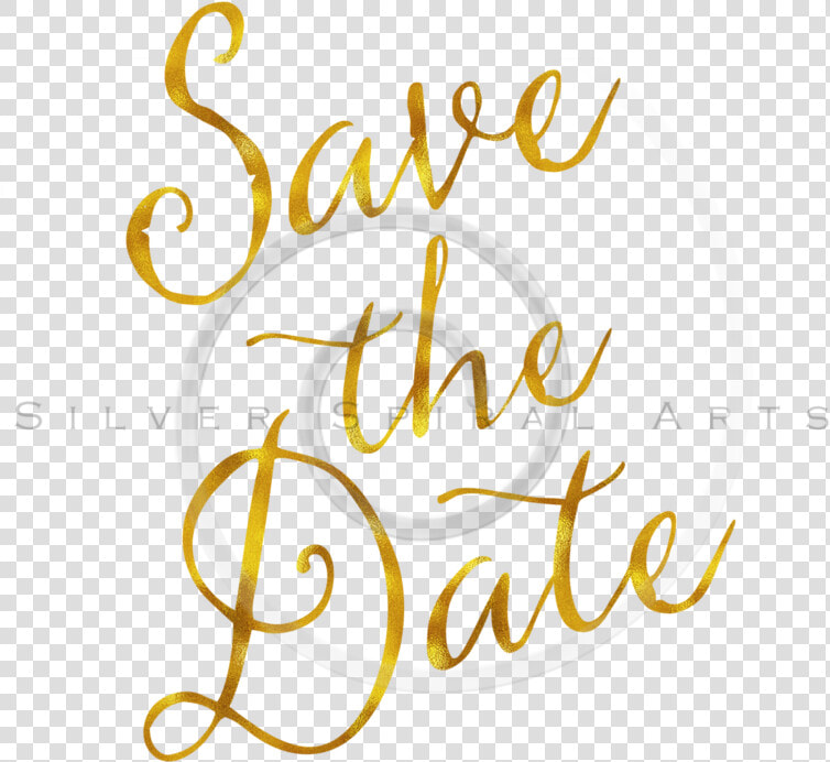 Save The Date Png   Save The Date Png Gold  Transparent PngTransparent PNG