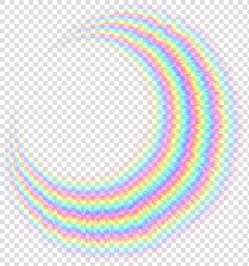 ⚫🌈⚫  ftestickers  abstract  circle  circles  rainbow   Png Halo Circle  Transparent PngTransparent PNG