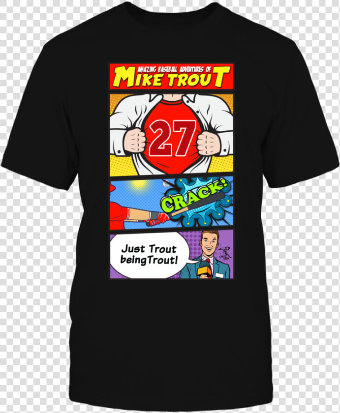 Mike Trout Super Hero Comic Strip Pop Art   Dallas Cowboys Fathers Day Gifts  HD Png DownloadTransparent PNG