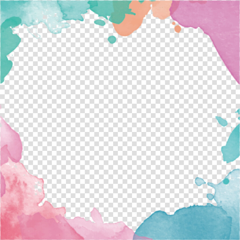  mq  watercolor  frame  frames  border  borders  border   Watercolor Border Png  Transparent PngTransparent PNG