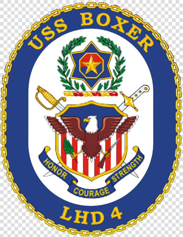 Uss Boxer Coa   Uss Boxer  lhd 4   HD Png DownloadTransparent PNG