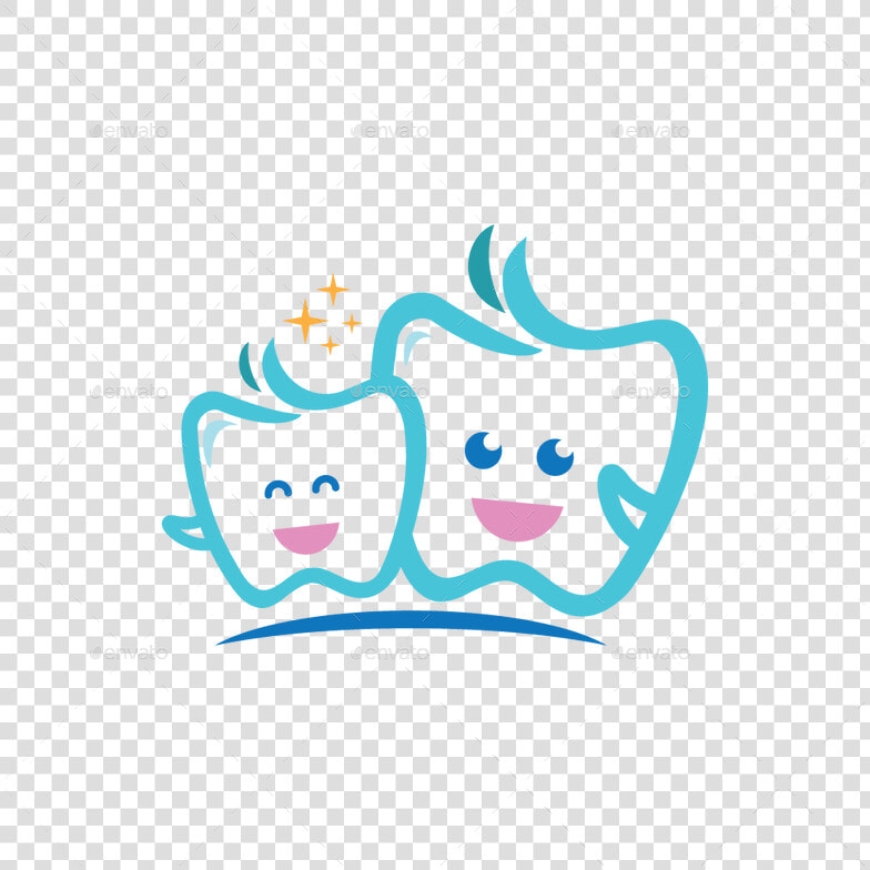 Transparent Tooth Clipart Png   لوگو دندانپزشکی کودکان  Png DownloadTransparent PNG