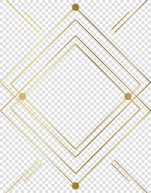  gold  geometricshapes  geometric  frame  decor  decoration   Bipartite Graph Square  HD Png DownloadTransparent PNG