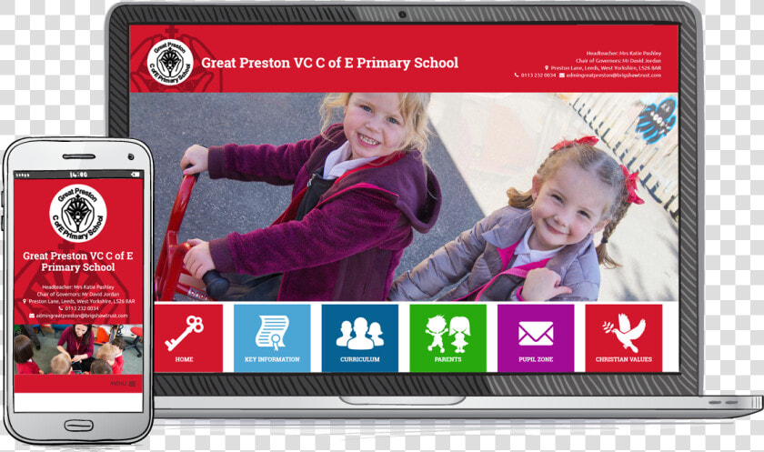 Responsive School Website Design   Responsive School Web Site Design  HD Png DownloadTransparent PNG