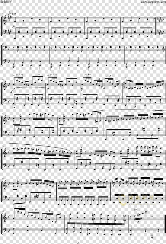 Lulu And Shaco钢琴谱第3页   Sheet Music  HD Png DownloadTransparent PNG