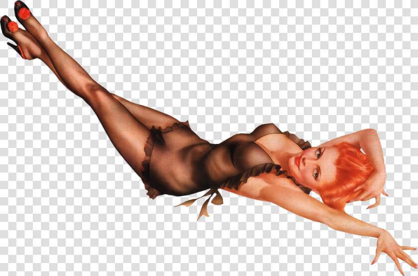  pinup  woman  lyingdown  lying   Pin Up Lying Down  HD Png DownloadTransparent PNG