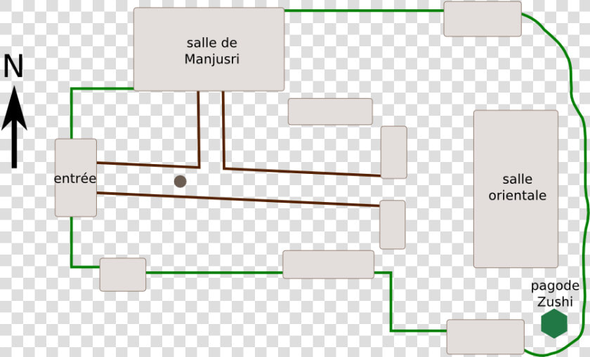 Temple De Foguang   Foguang Temple Floor Plan  HD Png DownloadTransparent PNG