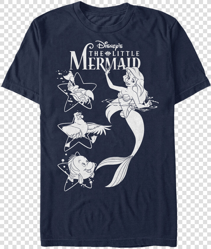 Ariel And Friends Little Mermaid T shirt   Little Mermaid  HD Png DownloadTransparent PNG