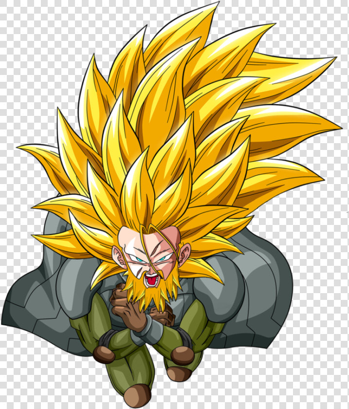 Ssj3 Hair Png   Dragon Ball Trunks Ssj3  Transparent PngTransparent PNG