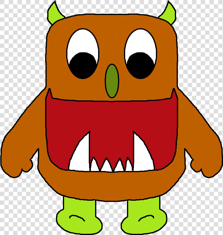 Free Cute Monster Clip Art Blue Image   Monster Clip Art  HD Png DownloadTransparent PNG