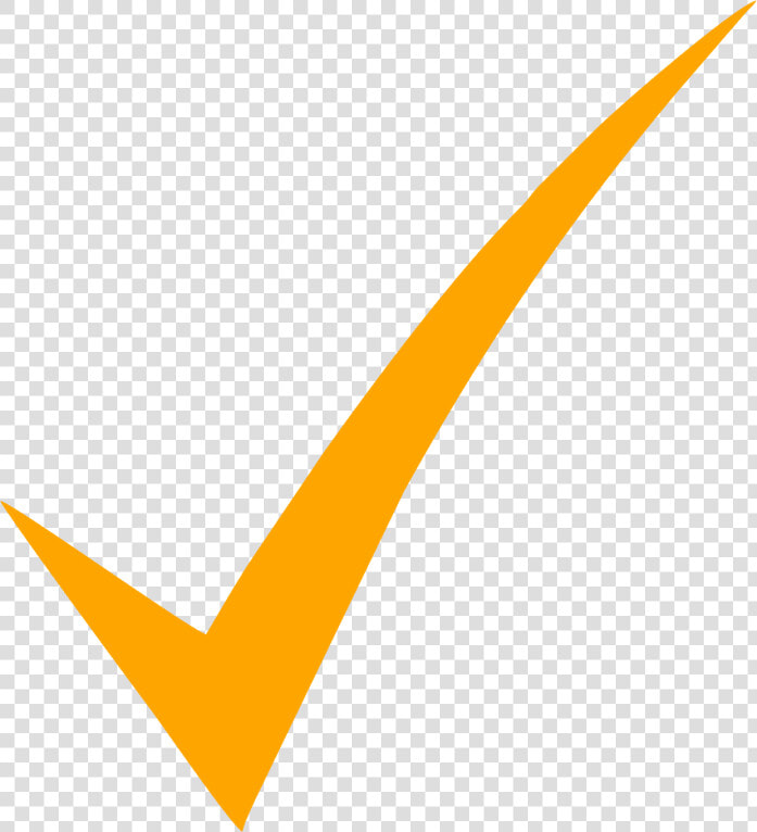 Orange Check Mark Png   Png Download   Orange Checkmark  Transparent PngTransparent PNG