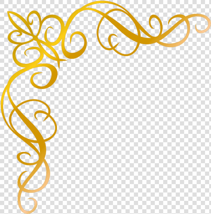 Clip Art Arabesco Ouro Png   Arabesco Canto Dourado Png  Transparent PngTransparent PNG