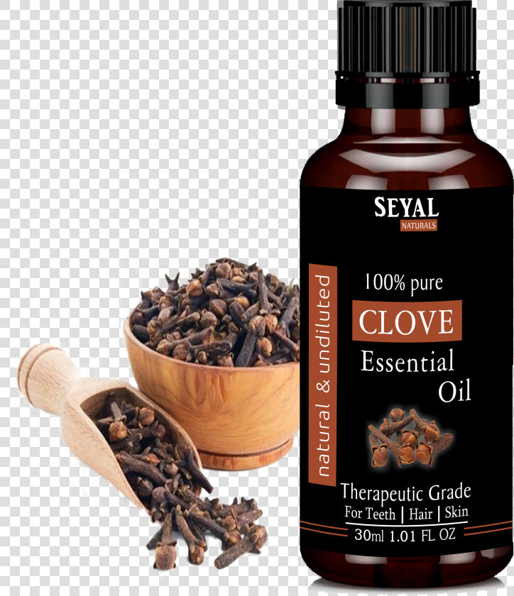 Seyal Clove Essential Oil 100  Pure  amp  Natural Therapeutic   Zanzibar Cloves  HD Png DownloadTransparent PNG