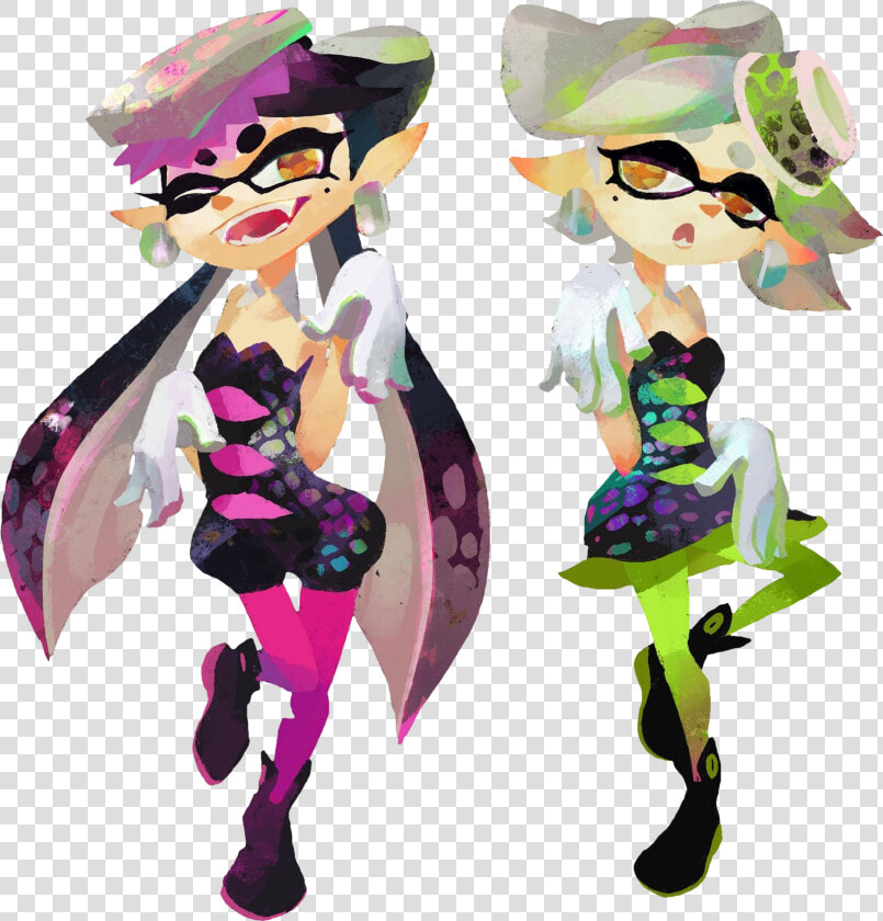 Squid Sisters Transparent   Squid Sisters  HD Png DownloadTransparent PNG