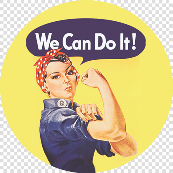 Rosie The Riveter Round Magnet   Women  39 s Equality Day 2018  HD Png DownloadTransparent PNG