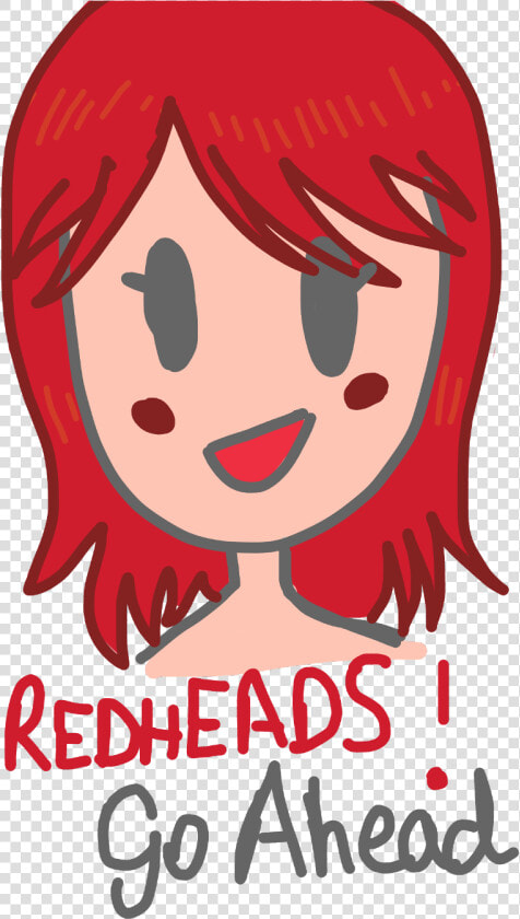 I Love Redheads Btw   Illustration  HD Png DownloadTransparent PNG