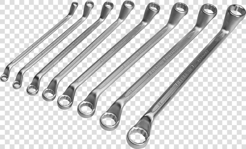 Double Ended Ring Spanner Set   Png Download   Ring Spanners  Transparent PngTransparent PNG