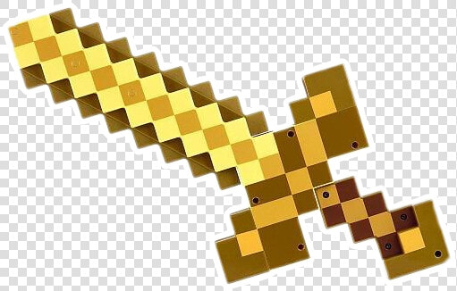  espada  minecraft   Golden Sword In Minecraft  HD Png DownloadTransparent PNG