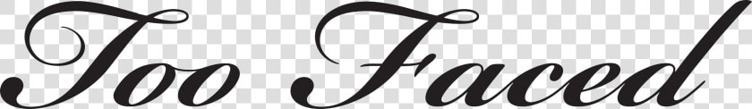 Too Faced Makeup Logo  HD Png DownloadTransparent PNG