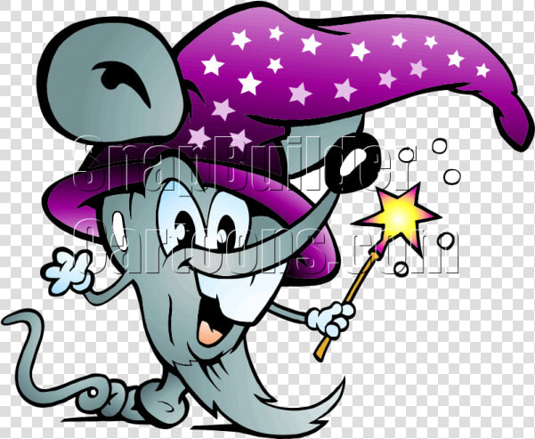 Mouse Wizard Holding Wand   Magiczna Mysz Rysunek  HD Png DownloadTransparent PNG