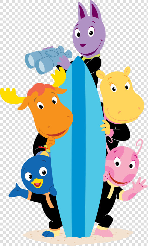 The Backyardigans Beach Bonanza Characters Cast   Backyardigans Beach Bonanza  HD Png DownloadTransparent PNG