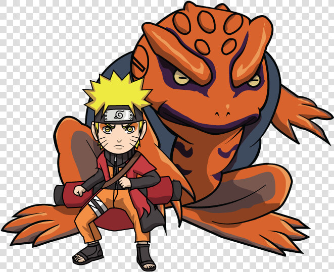 Sage Mode Gamakichi By Meliss   Naruto Sage Mode Chibi  HD Png DownloadTransparent PNG