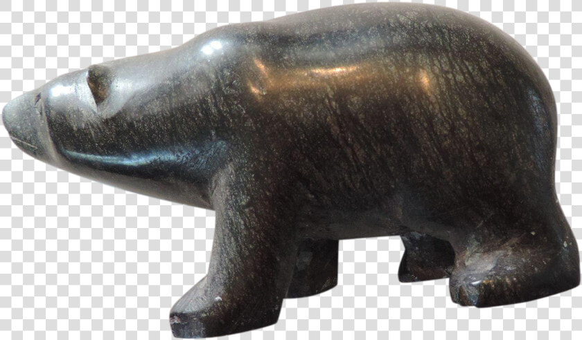 Polar Bear Wood Carving Inuit Figurine   Inuit Animal Figurines  HD Png DownloadTransparent PNG