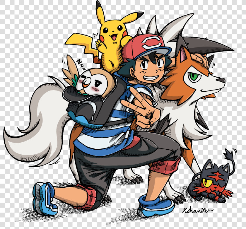 Ash  39 s Alola Pokemon Predictions  HD Png DownloadTransparent PNG