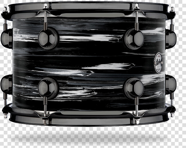 Transparent Tabla Png   Black Drum With White Wood Grain  Png DownloadTransparent PNG